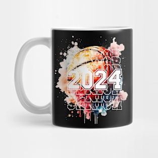 Class of 2024 Basketball Senior Shirt Senior 2024 Basketball Mug